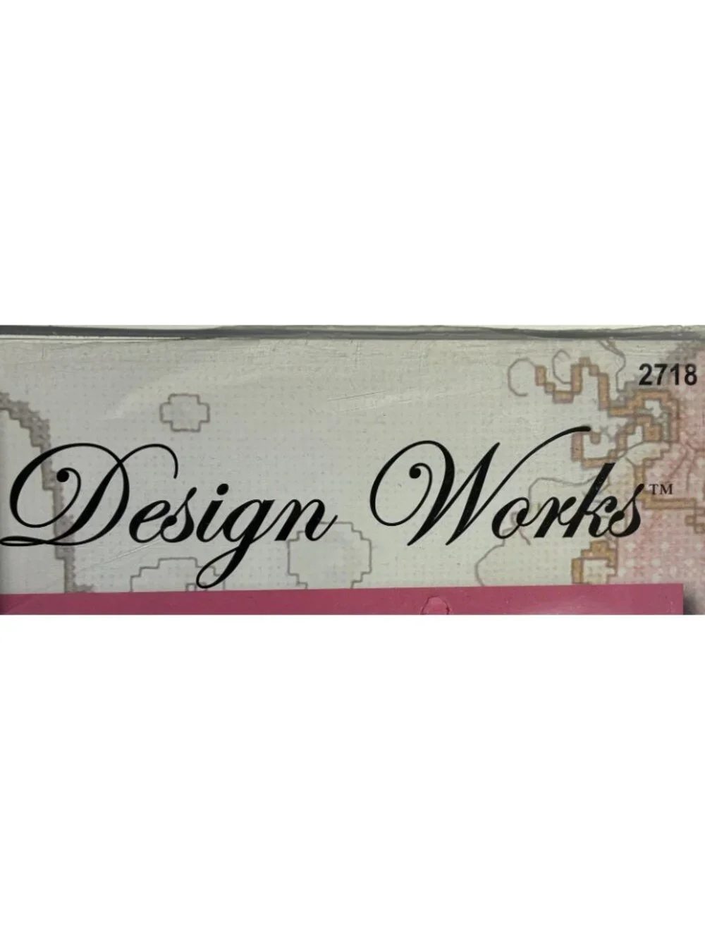 Design Works Counted Cross Stitch Bubble Bath #2718 Picture Kit 12x15 Woman Wine
